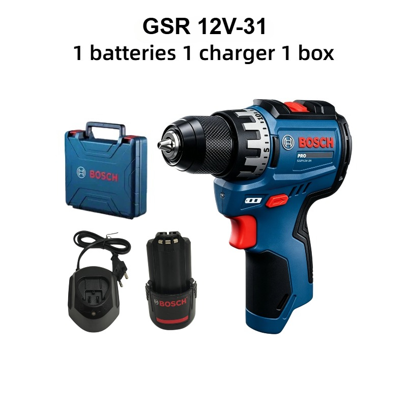Einhell Power X Tools - Wiertarko-wkrętarka akumulatorowa Bosch Professional GSR 12V-31,