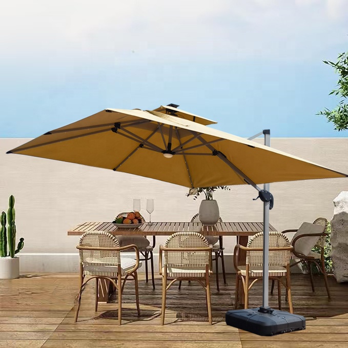 Power Tools Logo - Duży parasol wiszący 3x3m z własnym