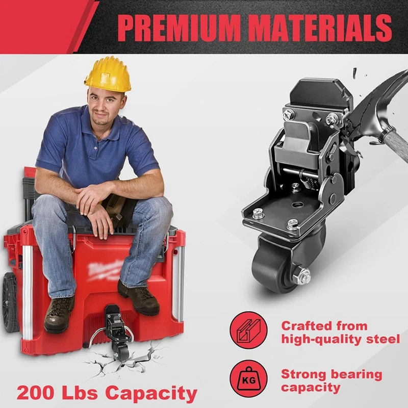 Przednie kółka stalowe ABCA, z – Power Tools Construction recenzja i cena