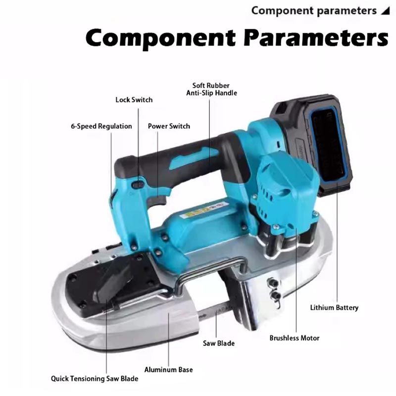 Przenośna piła taśmowa bezszcz – Power Tools Portable recenzja i cena