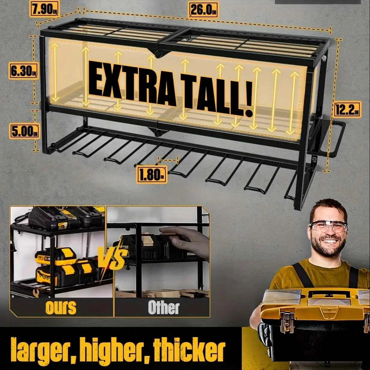 Wytrzymały metalowy organizer  – Power Tools In Construction recenzja i cena