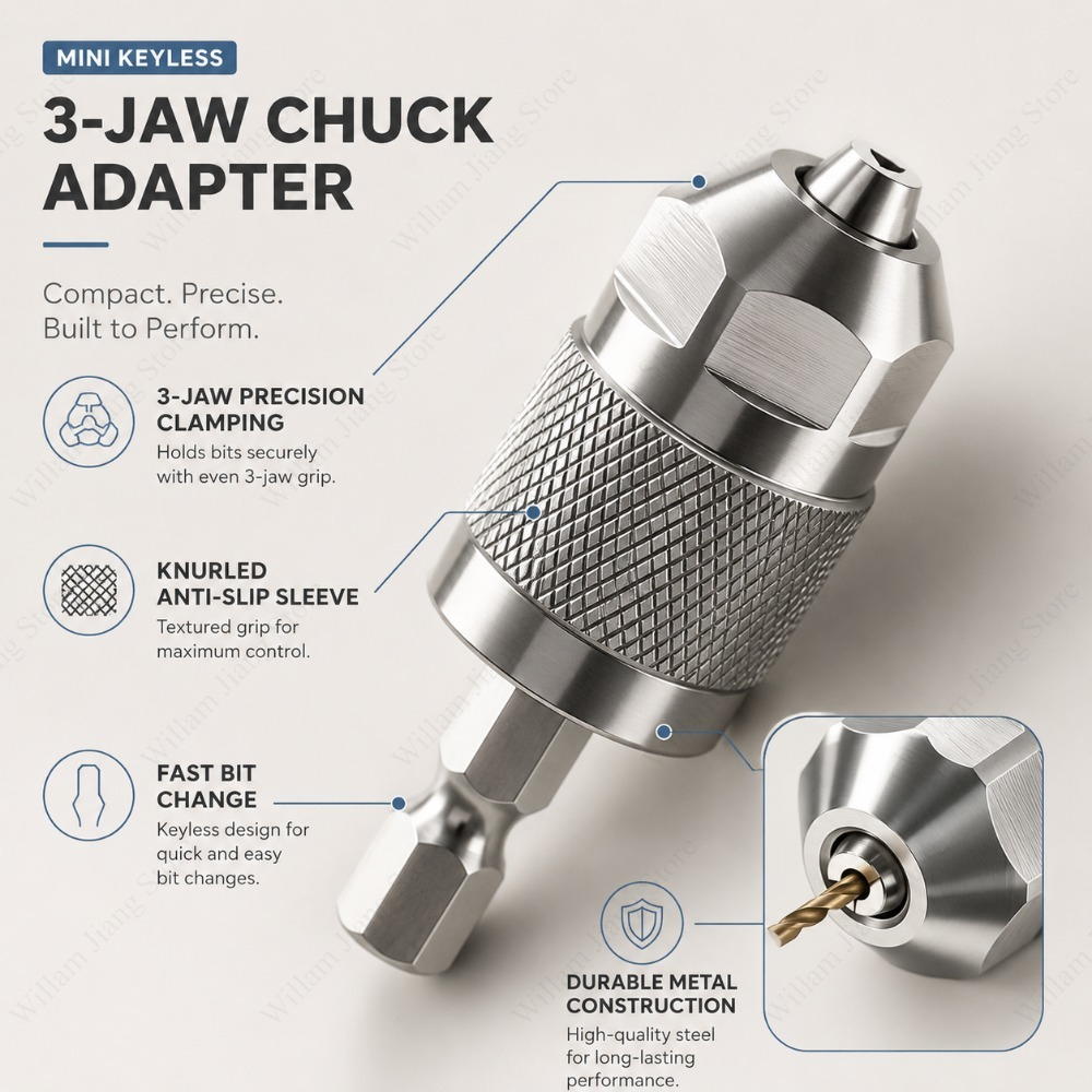 Adapter do wiertarki z 3 szczę – Einhell Power X Tools recenzja i cena