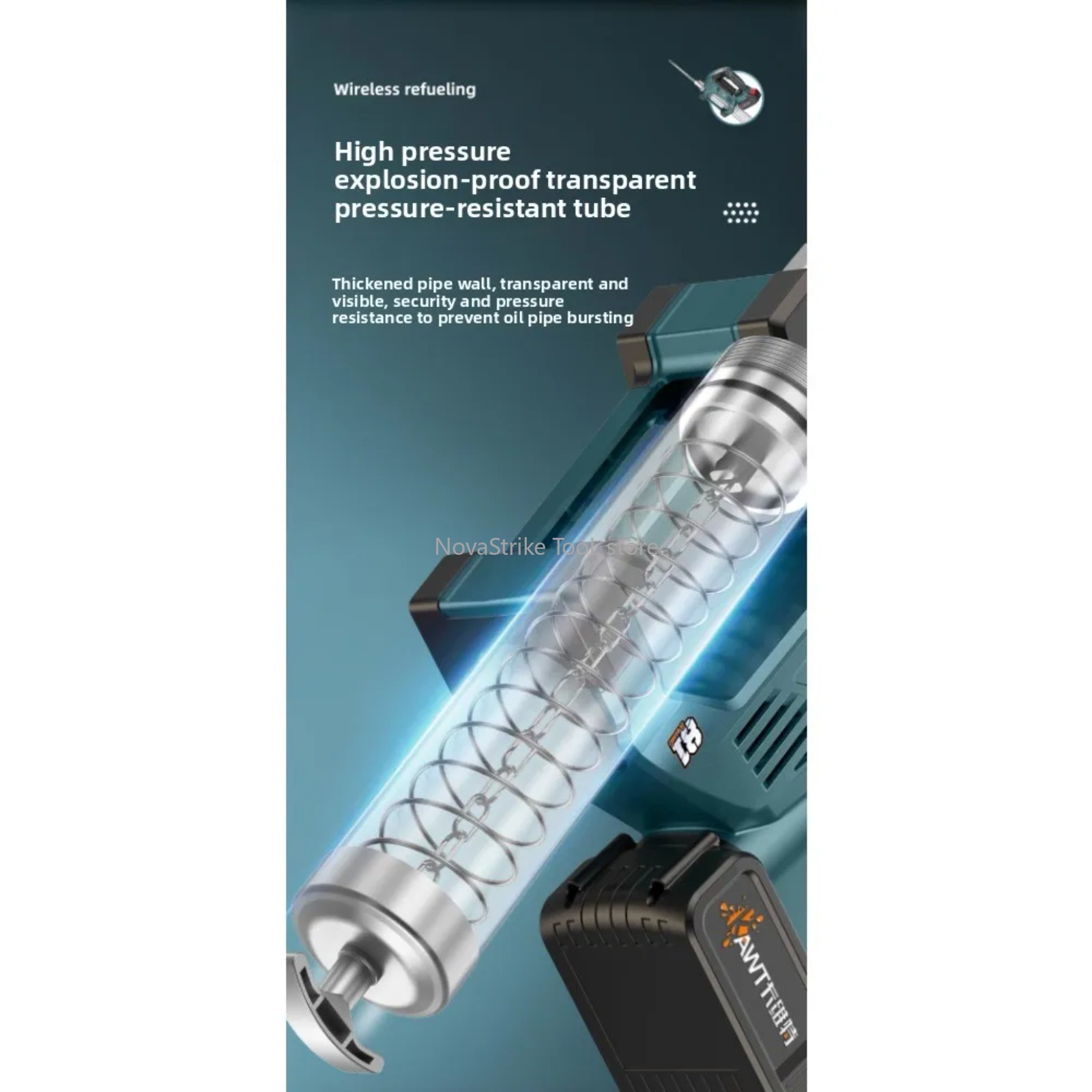 Bezszczotkowy pistolet do smar – Power Tools Grease recenzja i cena