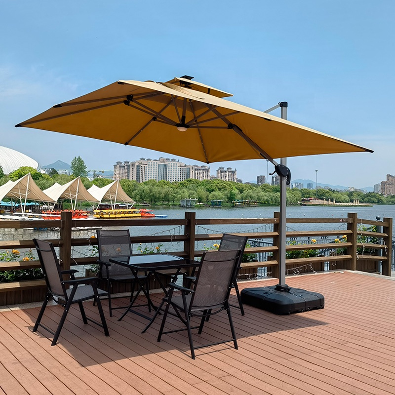 Duży parasol wiszący 3x3m z wł – Power Tools Logo recenzja i cena